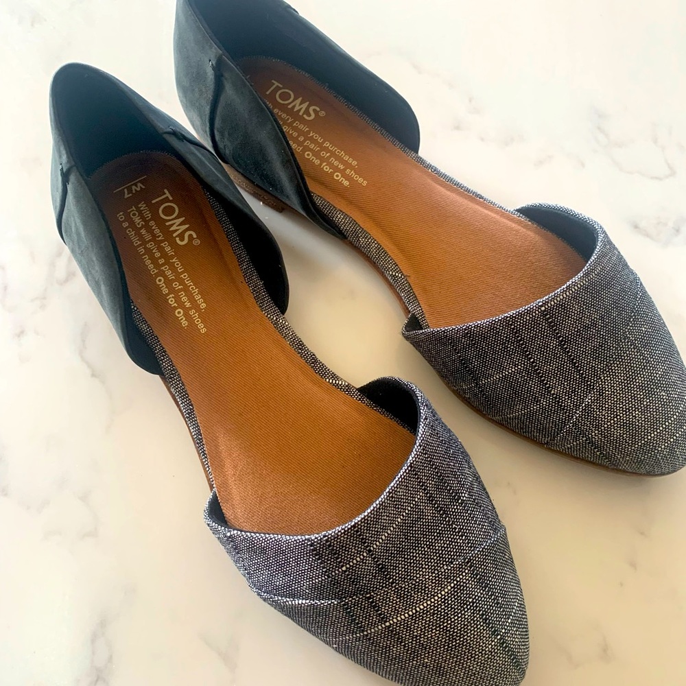 TOMS Jutti D’Orsay Flats size 7